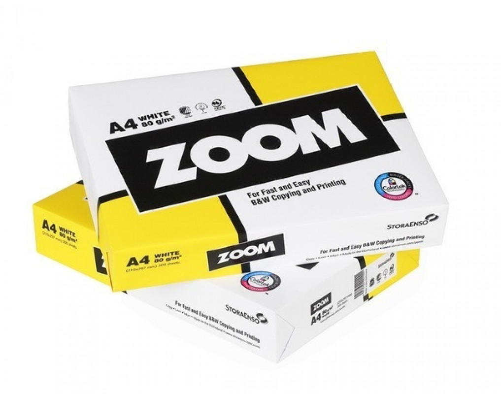 Papīrs biroja ZOOM A4 80g/m2