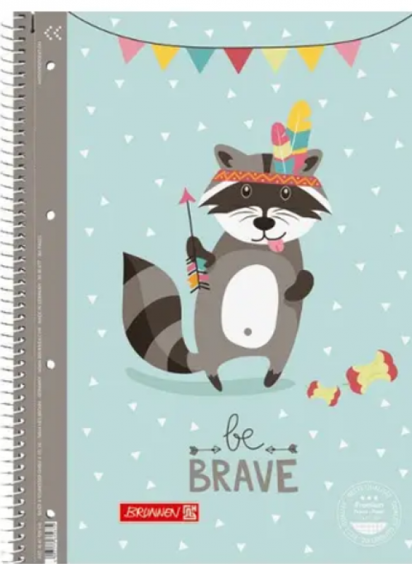 Klade A4, Racoon and Fox, rūtiņu lapas