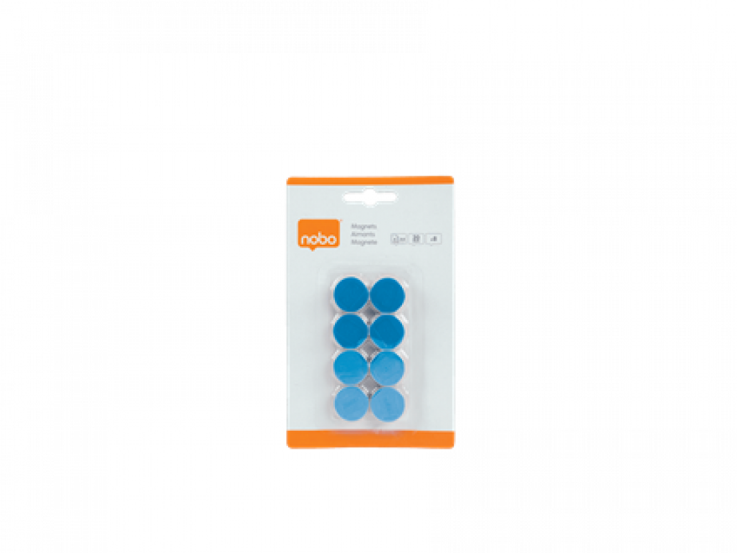 Magnēti 20 mm/8 gab zili