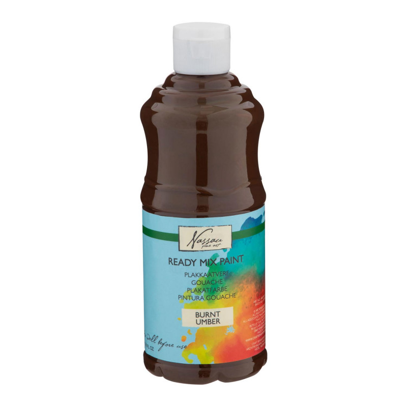 Plakātu krāsa 500 ml brūna