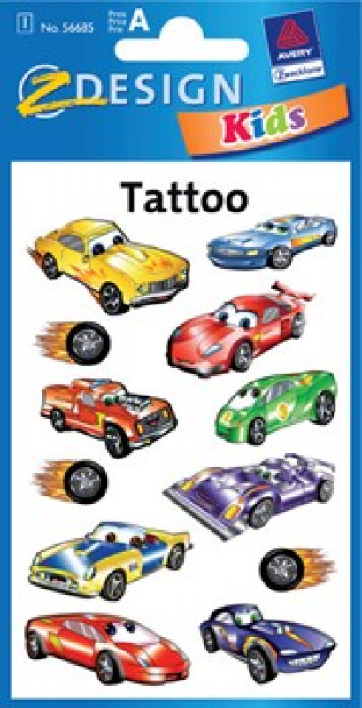 Uzlīmes Tatto 1 loksne, auto