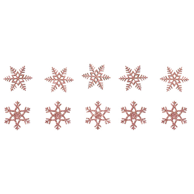 Koka dekors "Snowflake",3.5cm, 10gab