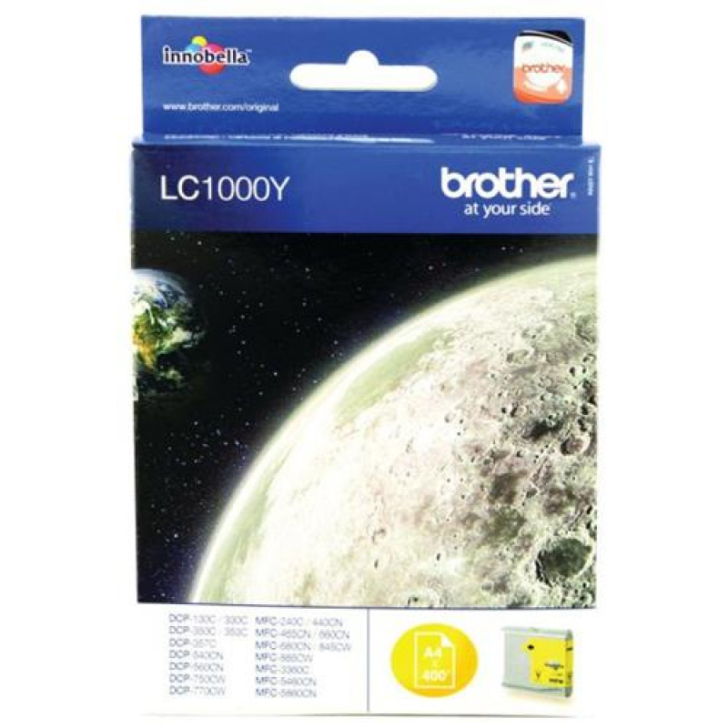Tintes kasetne LC1000 Yellow