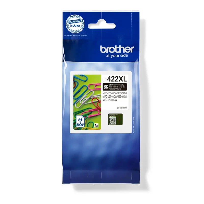 Tintes kasetne Brother LC422XLBK melna