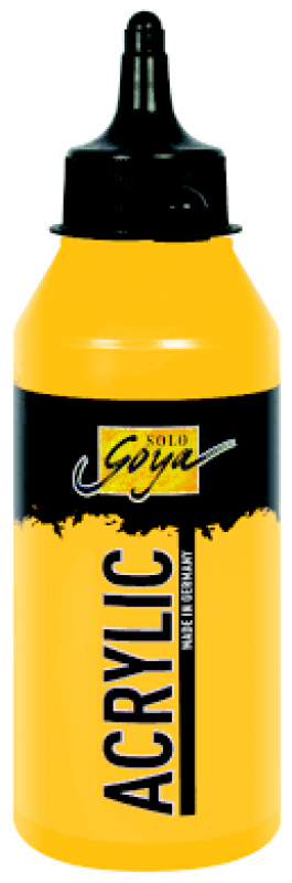 Akrila krāsa Solo Goya, 250ml, kadmija dzeltena