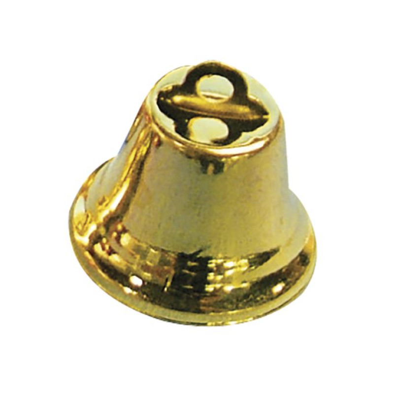 Metāla zvaniņi, 22mm, 10gab., zelta krāsā