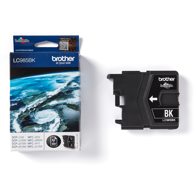 Tintes kasetne Brother LC985 BK melna 300lpp