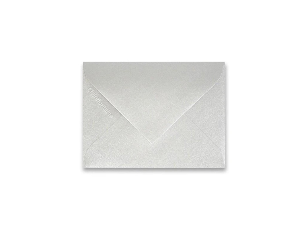 Aploksne C7 75x100mm 120g/m² argent silver/sudraba Pollen 1gab.