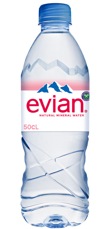 Dabīgs minerālūdens 0.5l Evian PET