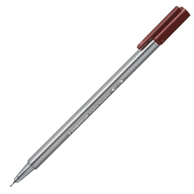 Flomāstera pildspalva šokolādes brūns Triplus® Fineliner 334 Staedtler
