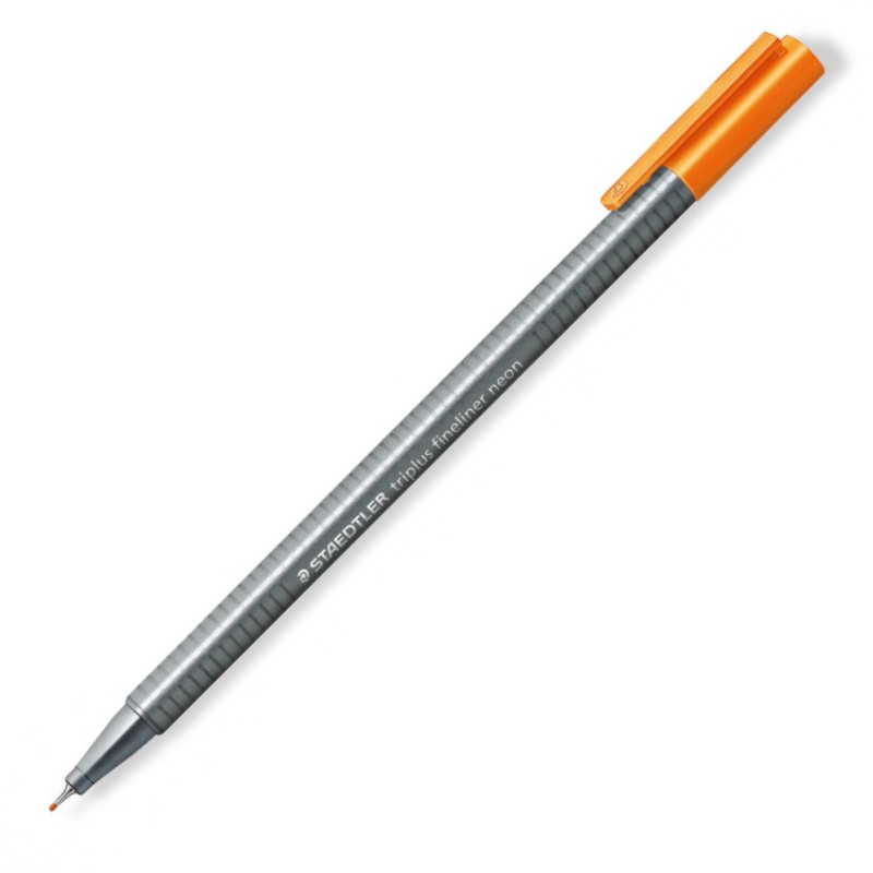 Flomāstera pildspalva neona oranža Triplus® Fineliner 334 Staedtler
