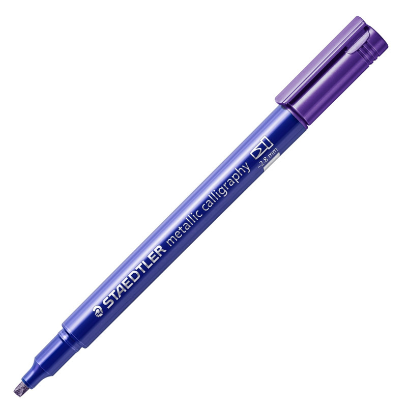 Marķieris kaligrāfijai 2.8 mm metāliski violets Staedtler