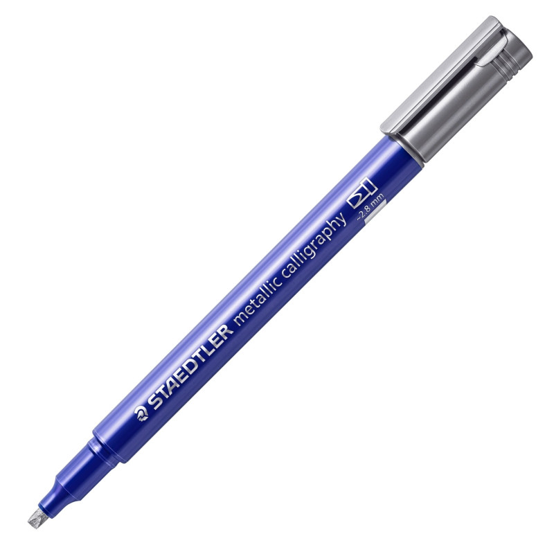 Marķieris kaligrāfijai 2.8 mm sudraba Staedtler