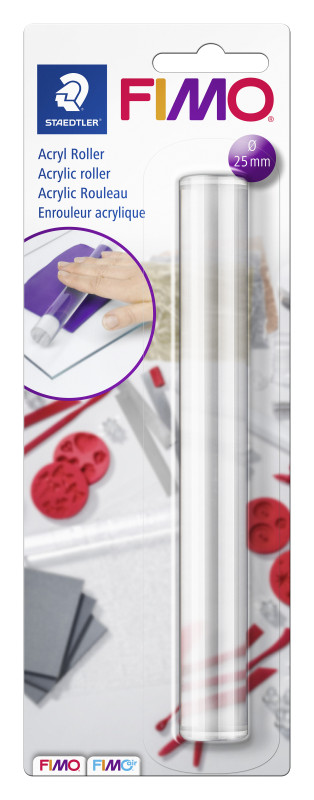 Fimo akrila rullis