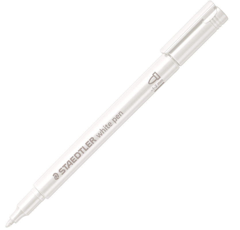 Flomāsters 1-2 mm balts Staedtler