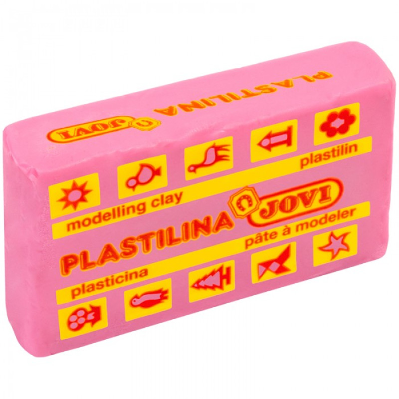 Plastilīns 50 g rozā JOVI