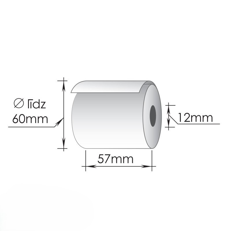 Kases lente termo 57mmx43m 1gab.