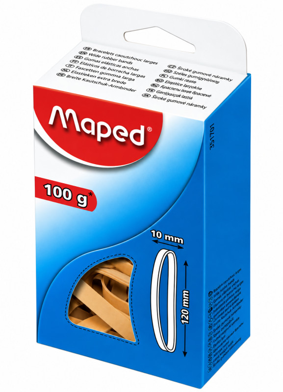 Kancelejas gumijas 120mm 100g Maped