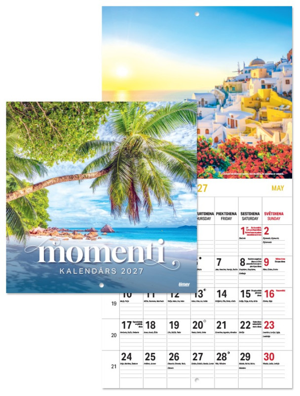 Momenti - kalendārs 2027